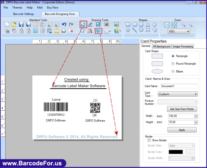 Customize your barcode labels
