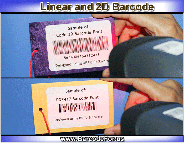 Types of Barcodes - Linear and 2D barcodes